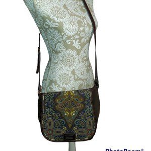 Relic Crossbody Paisley Print Purse